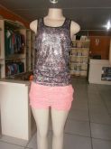 BLUSA DE PAETÊ PRETA